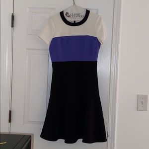 Kate Spade Size 4 Color-block dress flare bottom